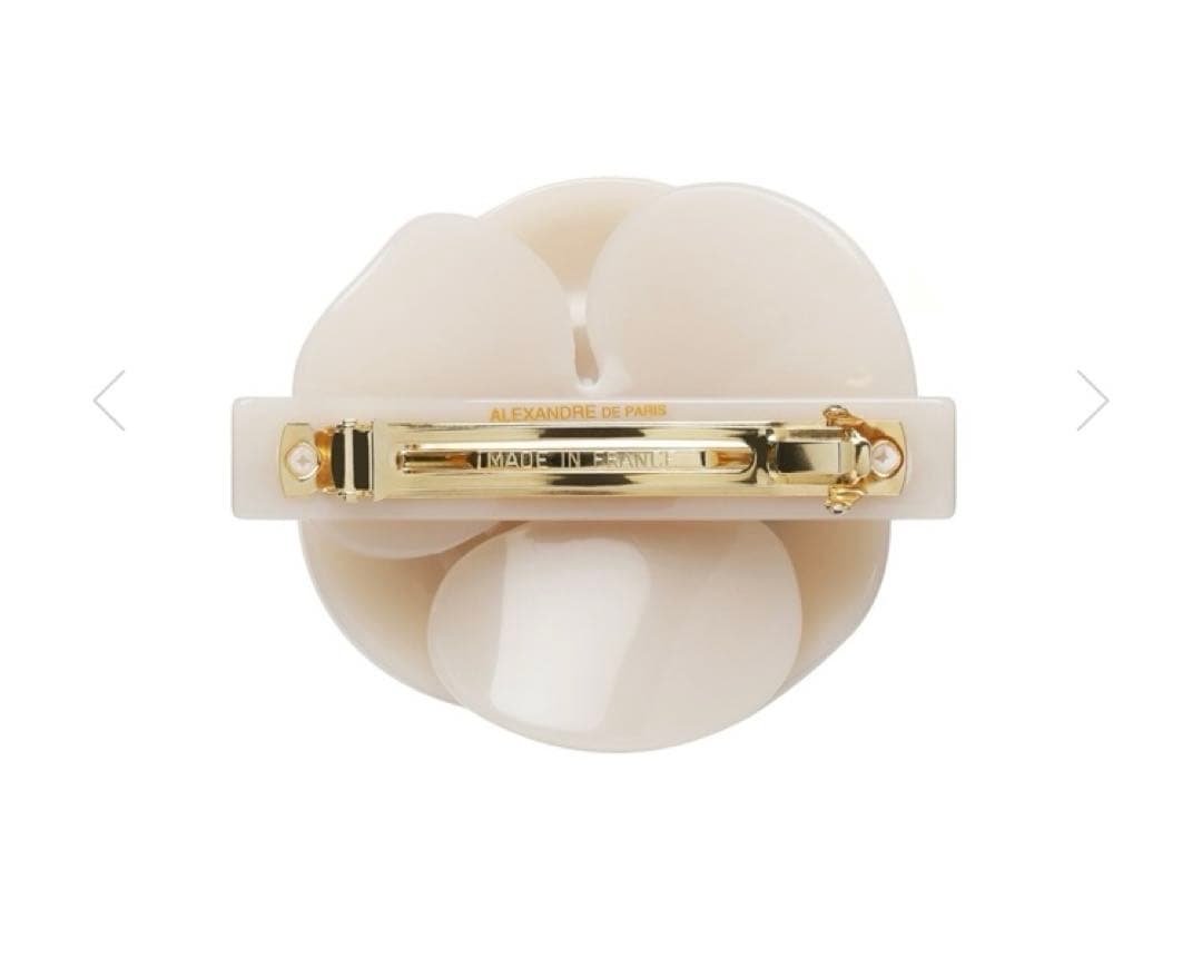 【最終値下げ】アレクサンドルドゥパリ カメリアバレッタ（6㎝）　ベージュ
