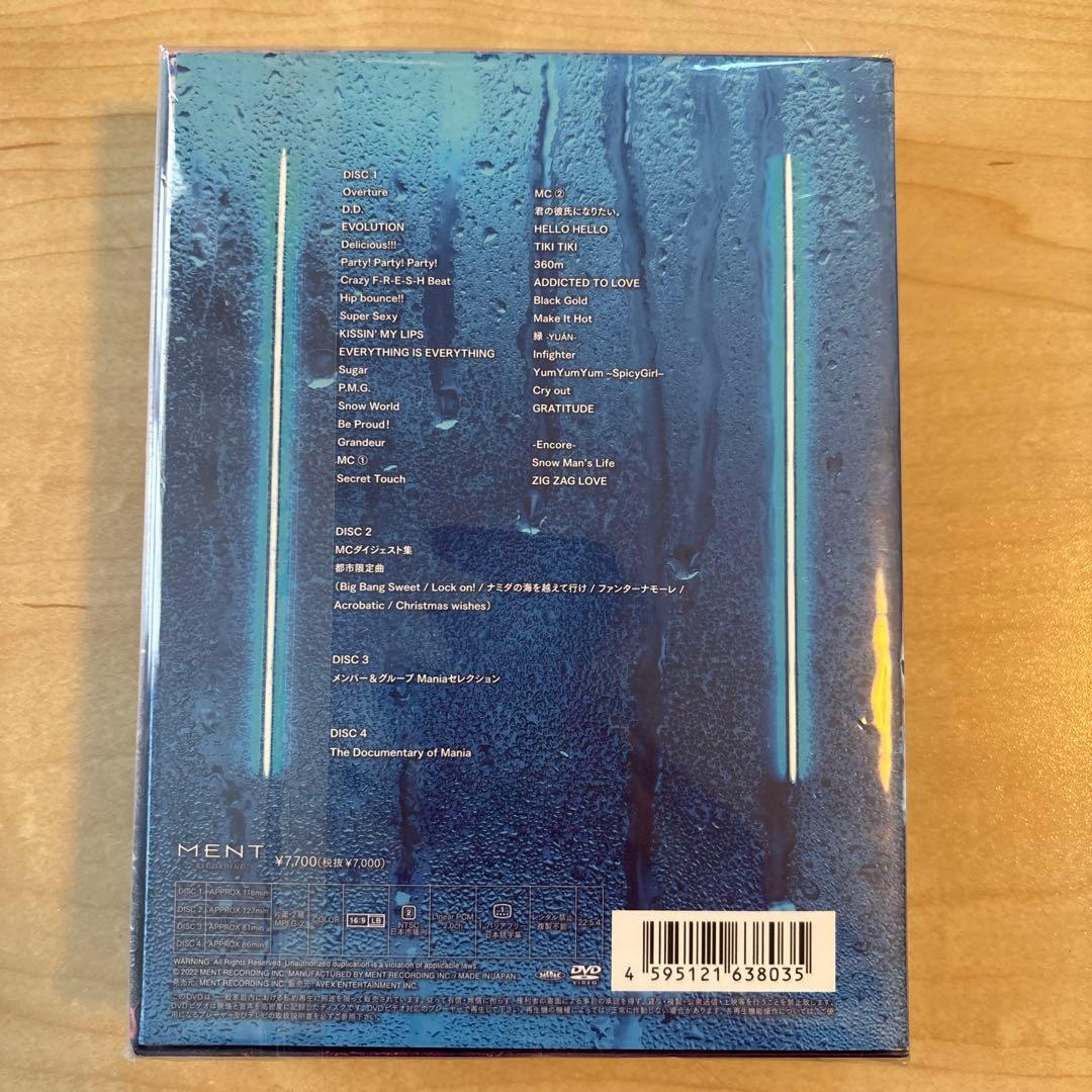  Man LIVE TOUR 2021 Mania DVD 初回盤