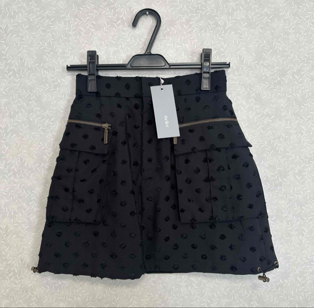 sheller シェリエ ドットカーゴスカート　新品未使用タグ付き✨