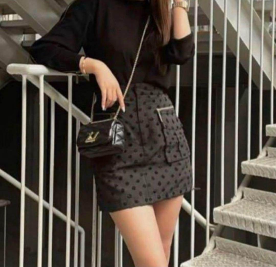 sheller シェリエ ドットカーゴスカート　新品未使用タグ付き✨