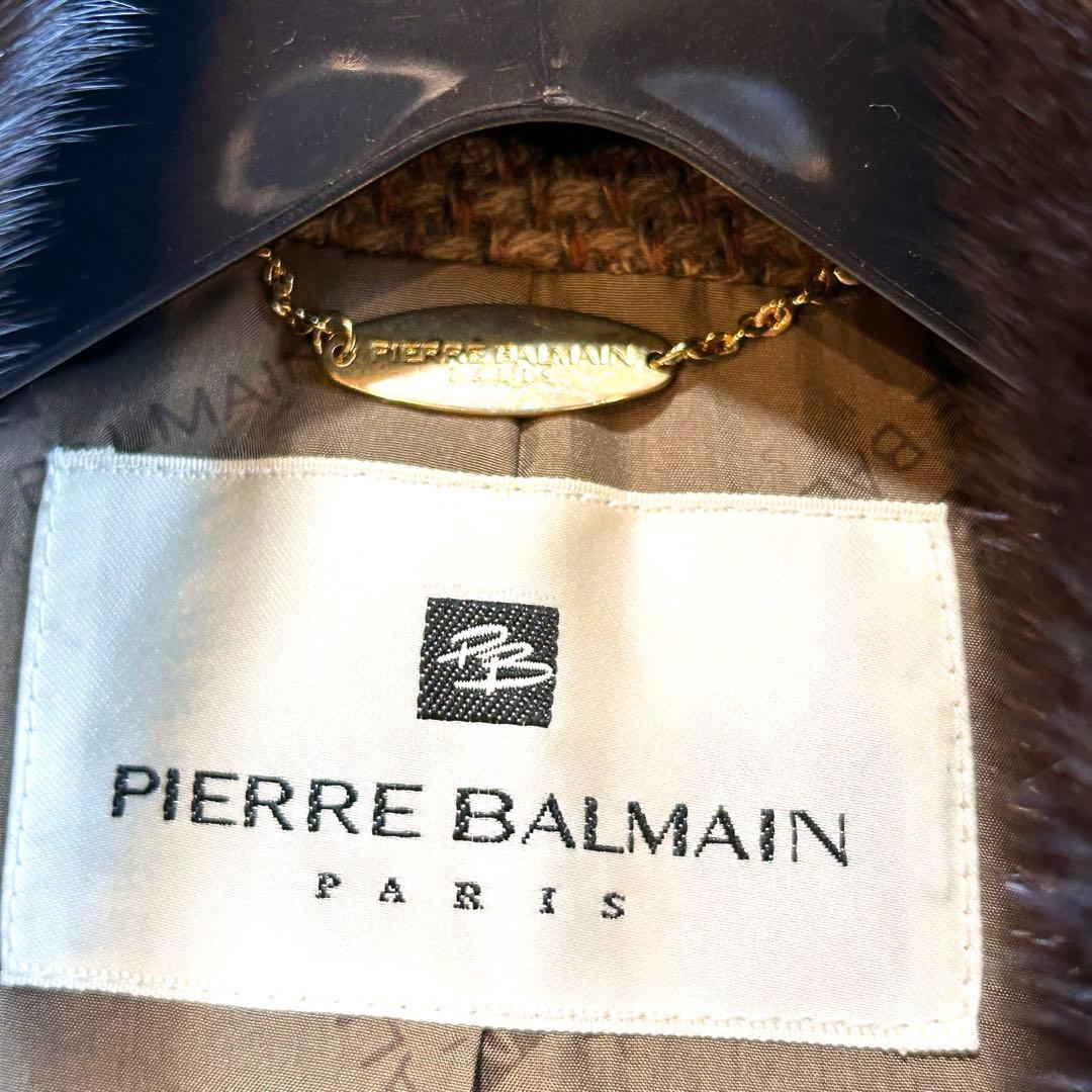 d*2様 【極美本毛皮✨️ミンク カシミヤ100%】 BALMAIN Paris