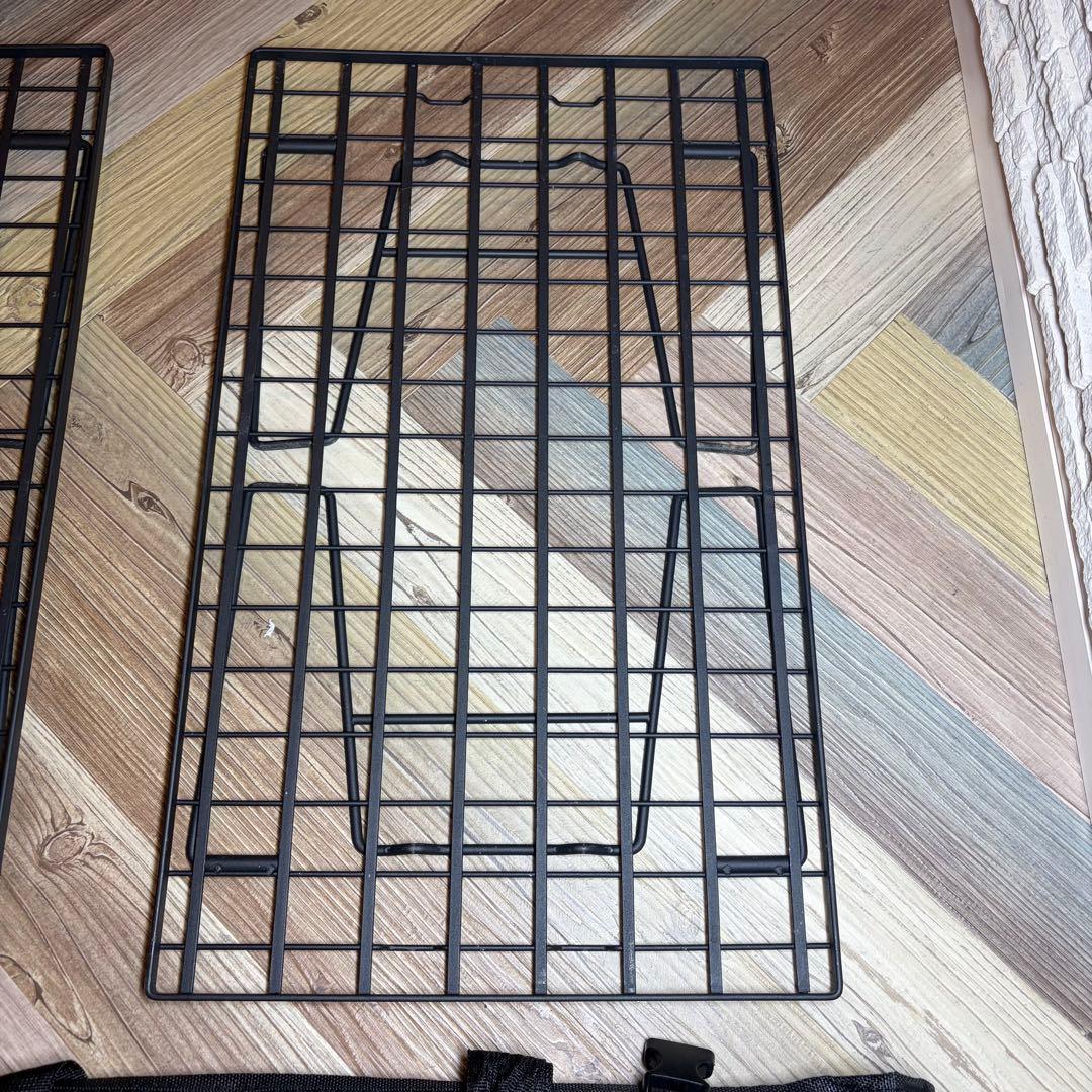 Hibari フィールドラック 3台セット（キャンピングムーン多機能天板・袋付）