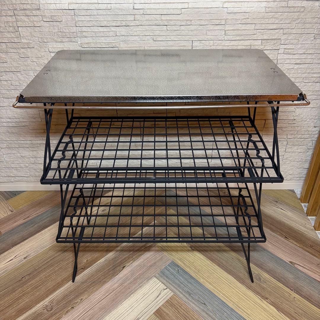 Hibari フィールドラック 3台セット（キャンピングムーン多機能天板・袋付）