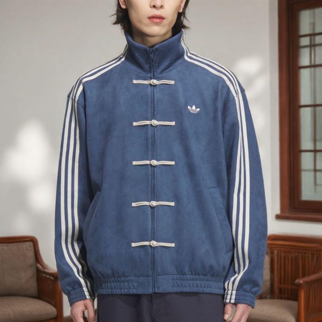 Adidas アディダス 中国限定 巳年チャイナトラックジャケット ネイビーL