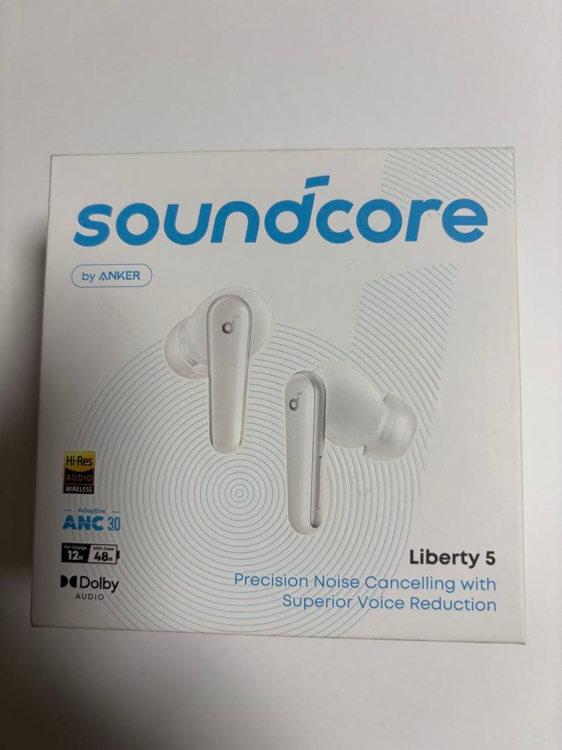 【最終価格視聴のみ】Anker Soundcore Liberty 5 ホワイト