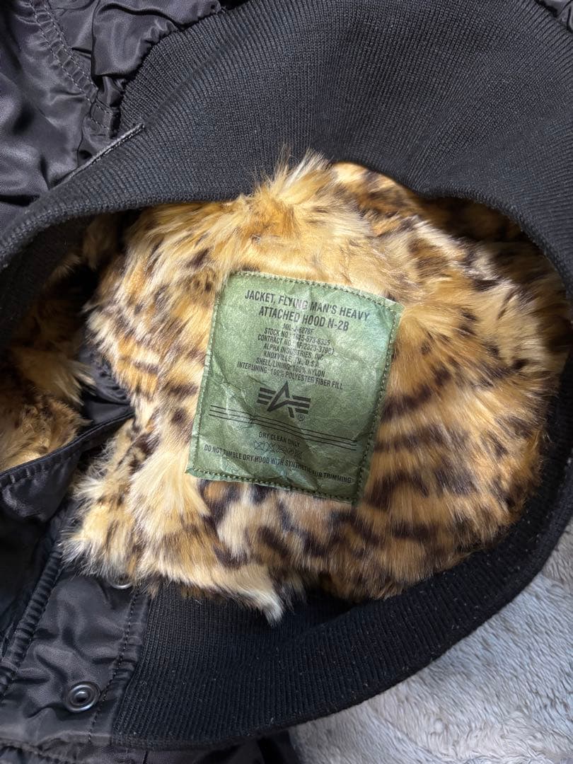 STUSSY alpha ブラック MA-1 フライトジャケット