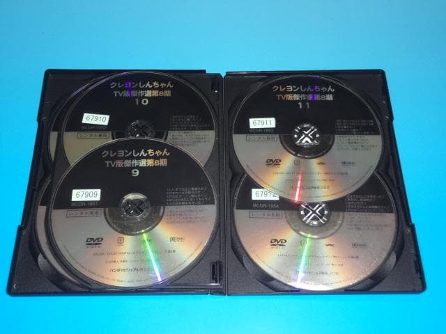 DVD クレヨンしんちゃん 第8シリーズ 24巻 全巻 レンタル ケース付き