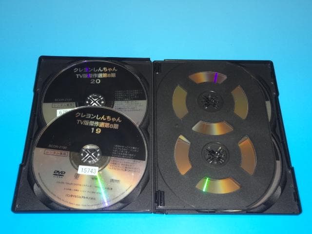 DVD クレヨンしんちゃん 第8シリーズ 24巻 全巻 レンタル ケース付き