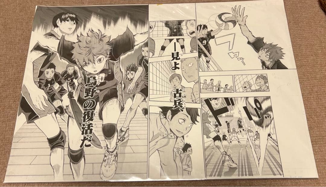 ハイキュー　複製原画