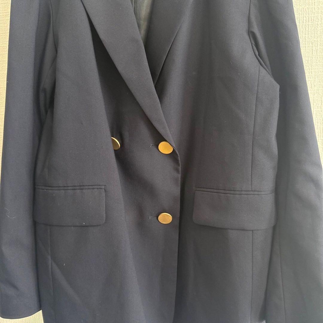 NOBLE ダブルブレストテーラードジャケット ネイビー ノーブル