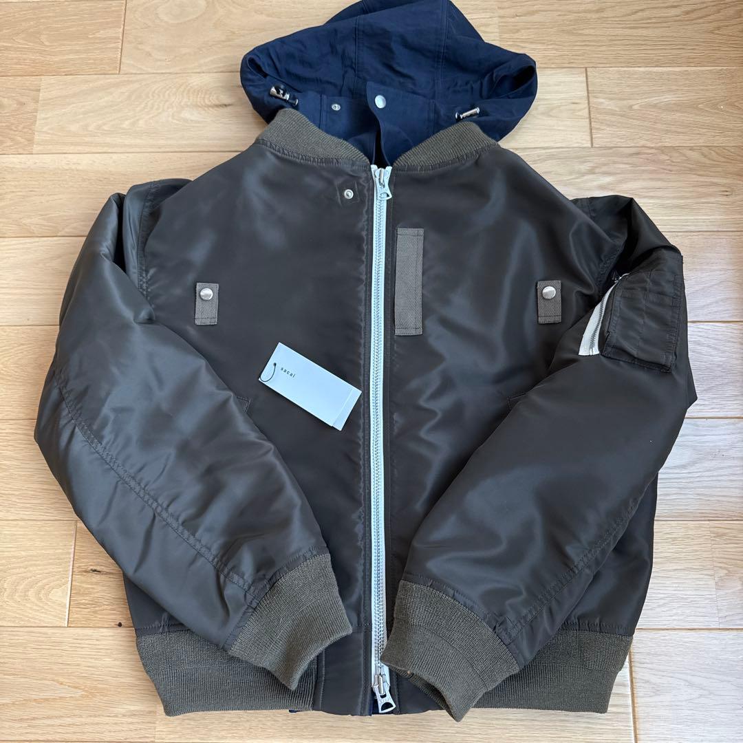 ジャケット・アウター sacai Nylon Twill x Grosgrain Blouson