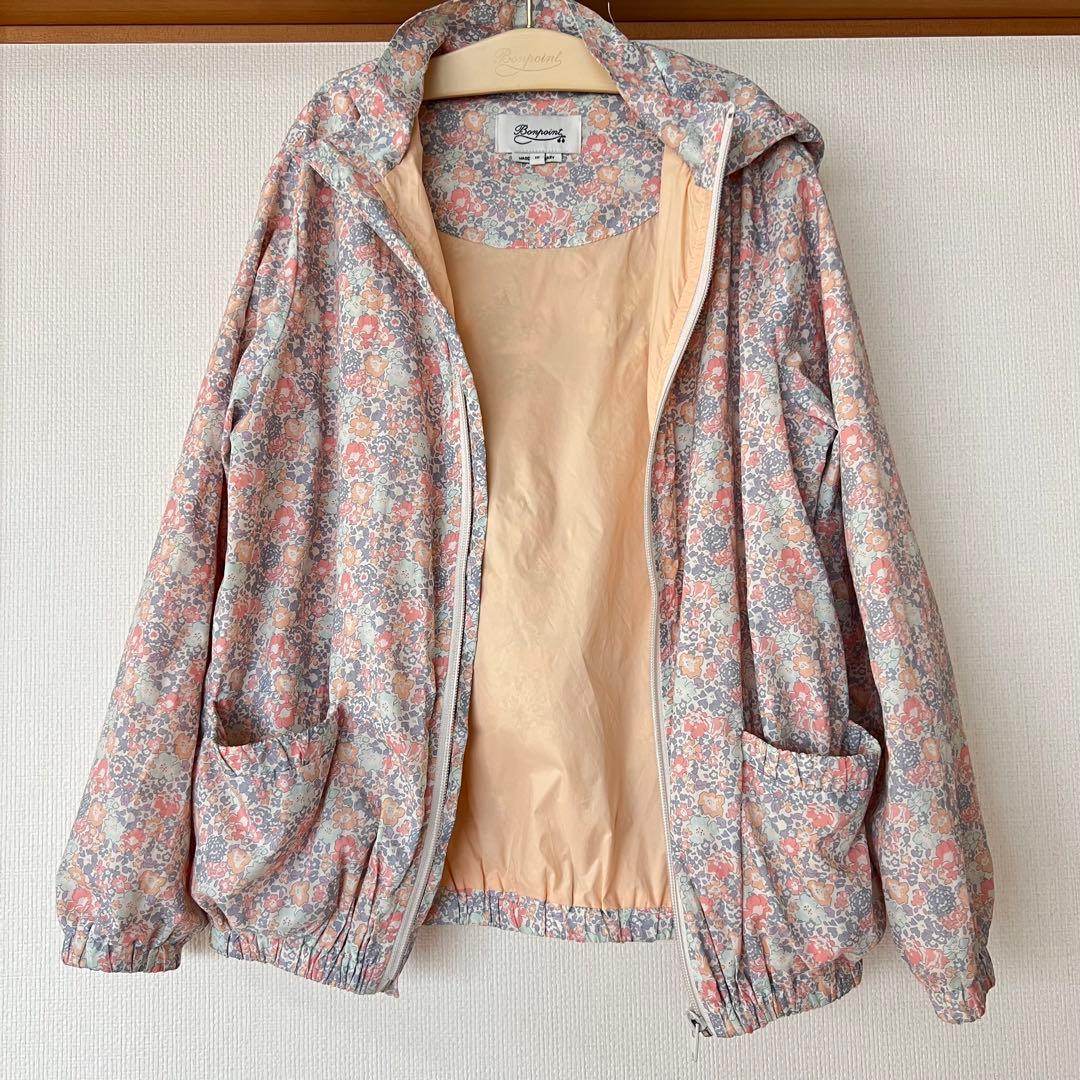 bonpoint ボンポワン10Aリバティ ブルゾン ウインドブレーカー パーカ