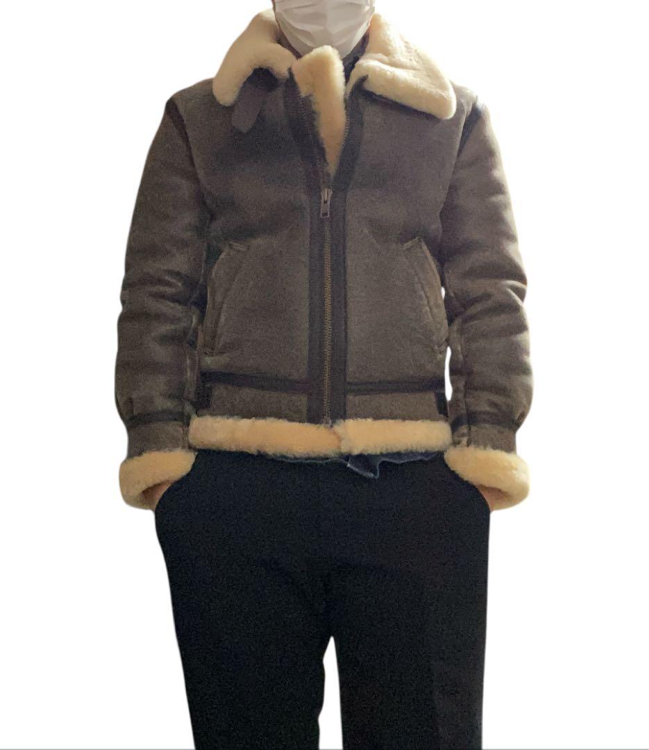 【美品】freedom B-3 ムートンフライトジャケット メンズ