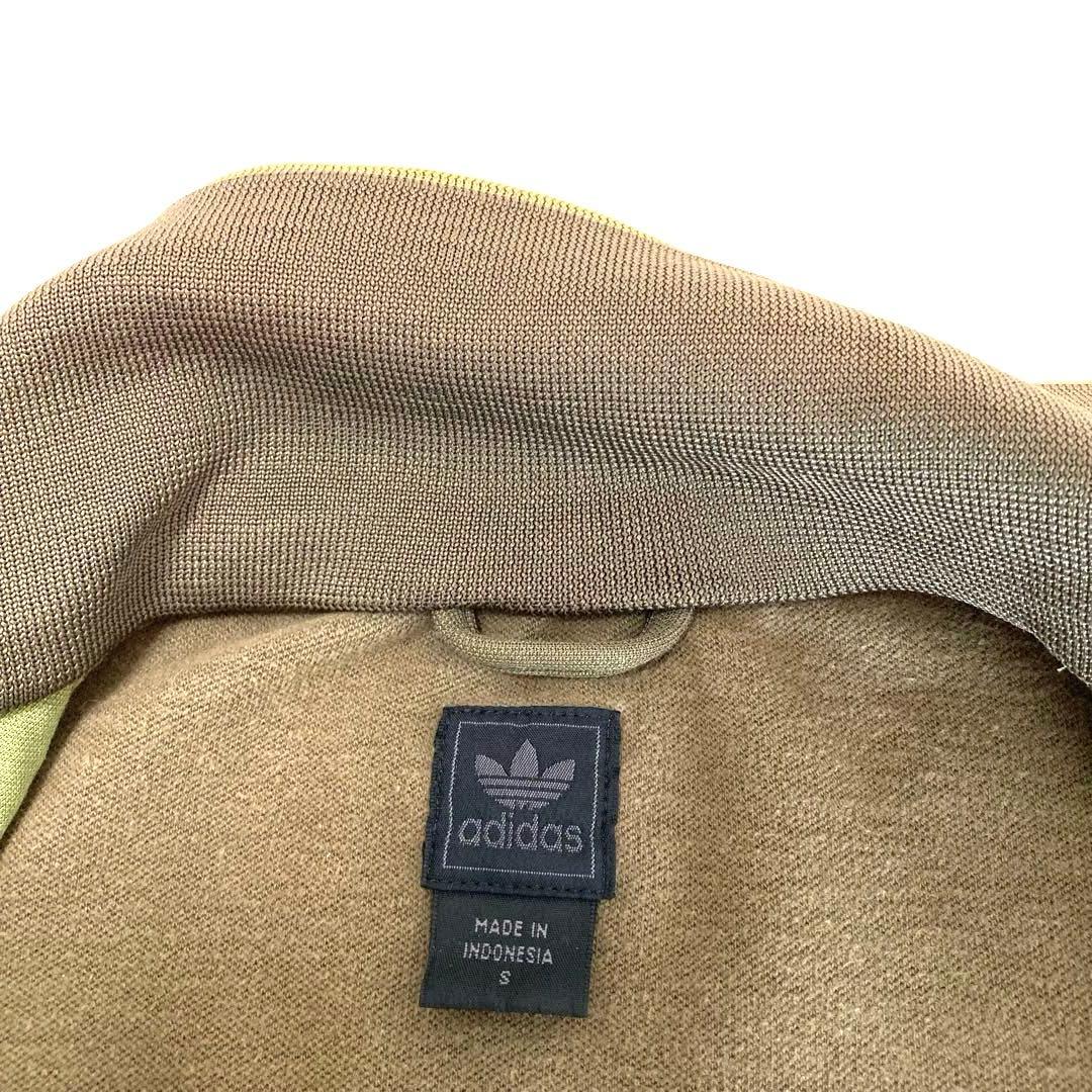 adidasトラックジャケット90sトラックジャケット刺繍カーキvintage