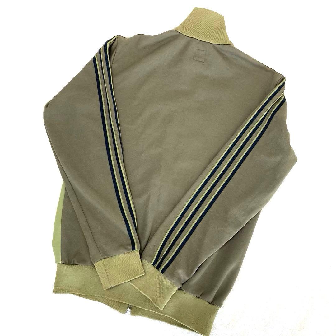 adidasトラックジャケット90sトラックジャケット刺繍カーキvintage