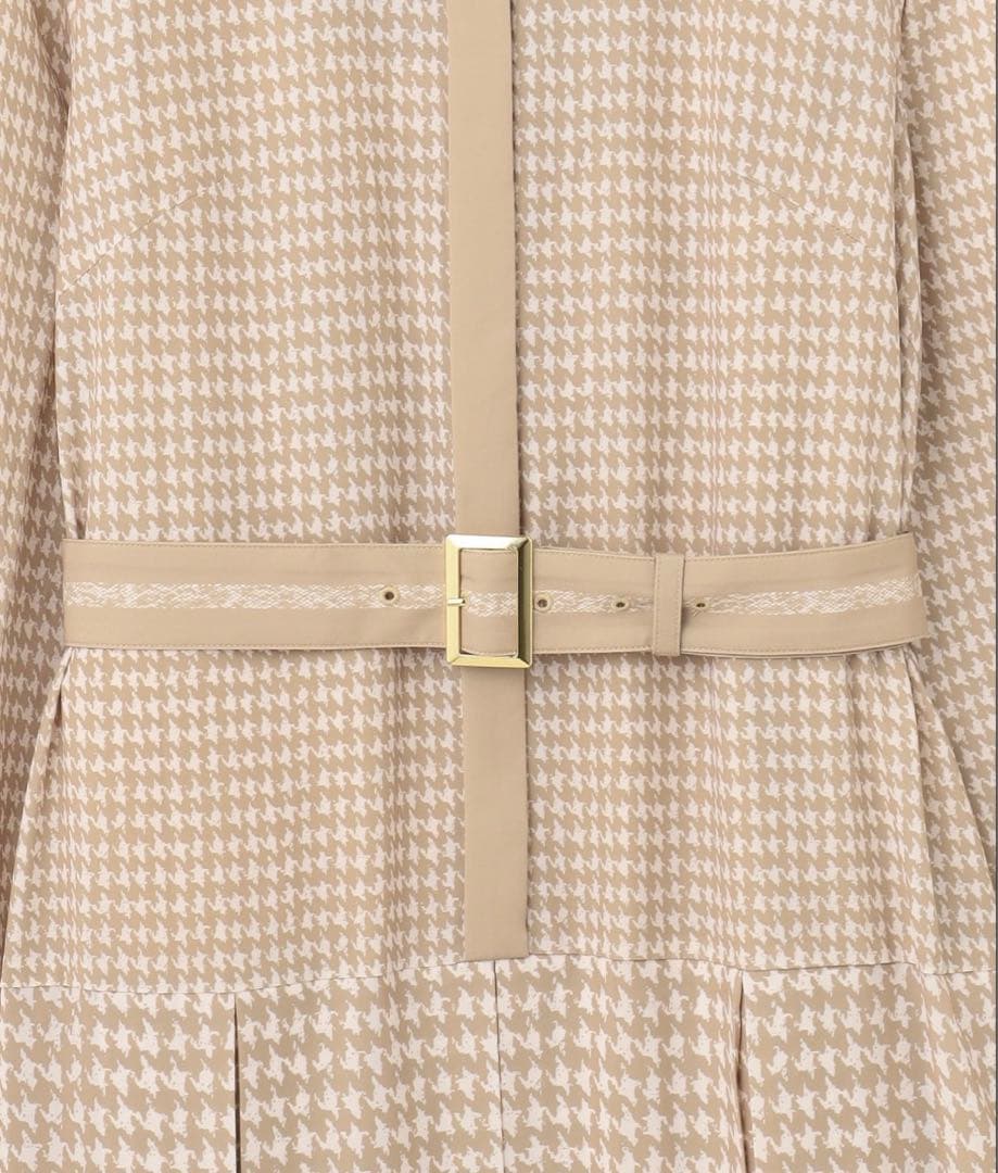 Diagram ハウンドトゥースプリントワンピース