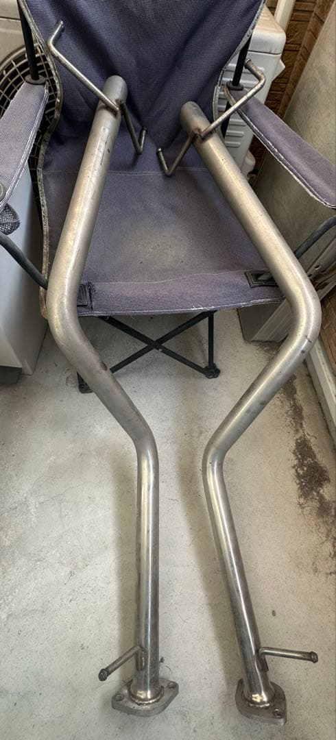 LS460 中期　スリーキャッツ　リアストレートマフラー