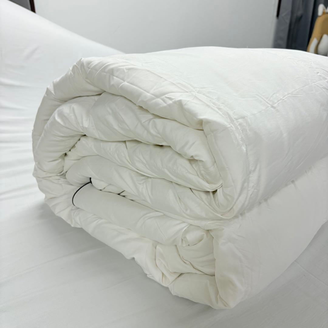 31開封済み　羽毛布団　セミダブル　掛け布団　100％羽毛1.4kg　RDS認証