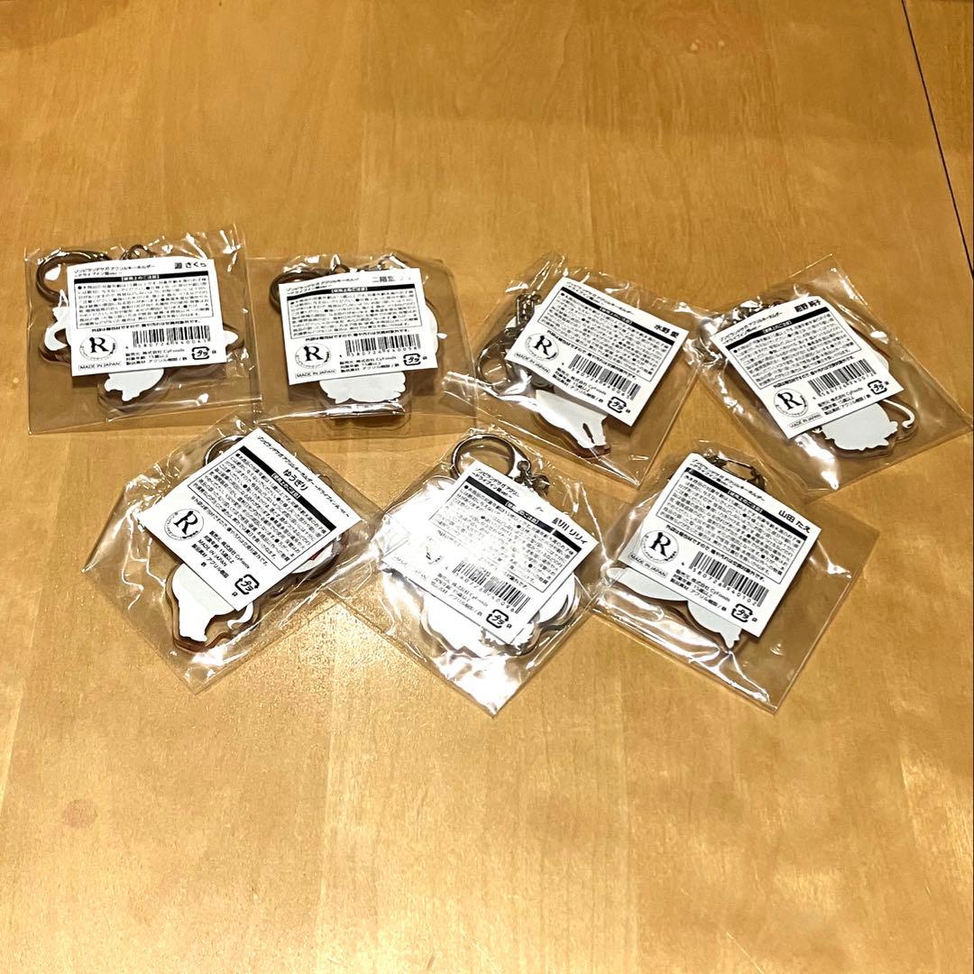 ゾンビランドサガ ドライブイン鳥 アクリルキーホルダー 7種セット 最終値下げ‼️