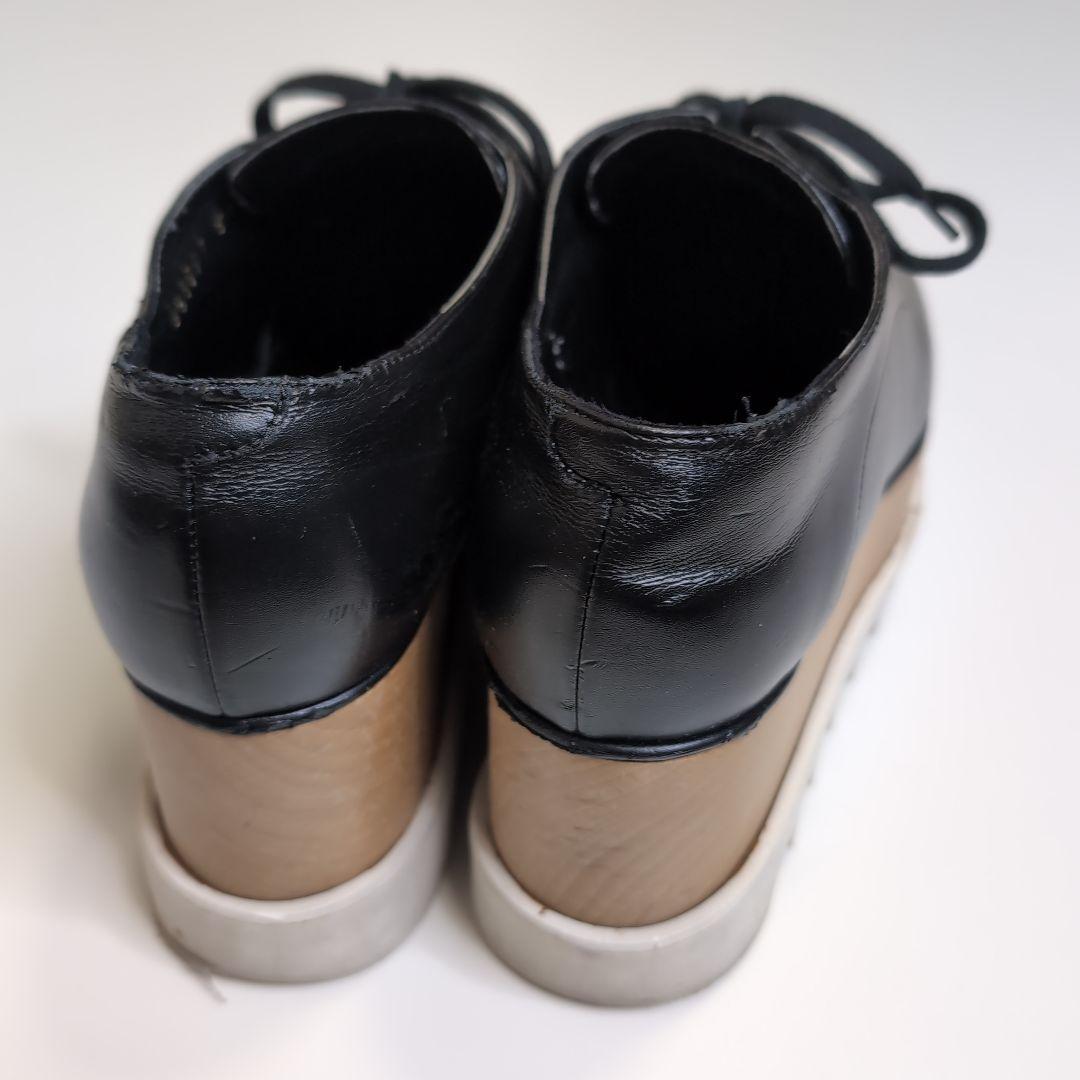 名品✨ステラマッカートニー エリス シューズ ブラック 36 1/2 厚底