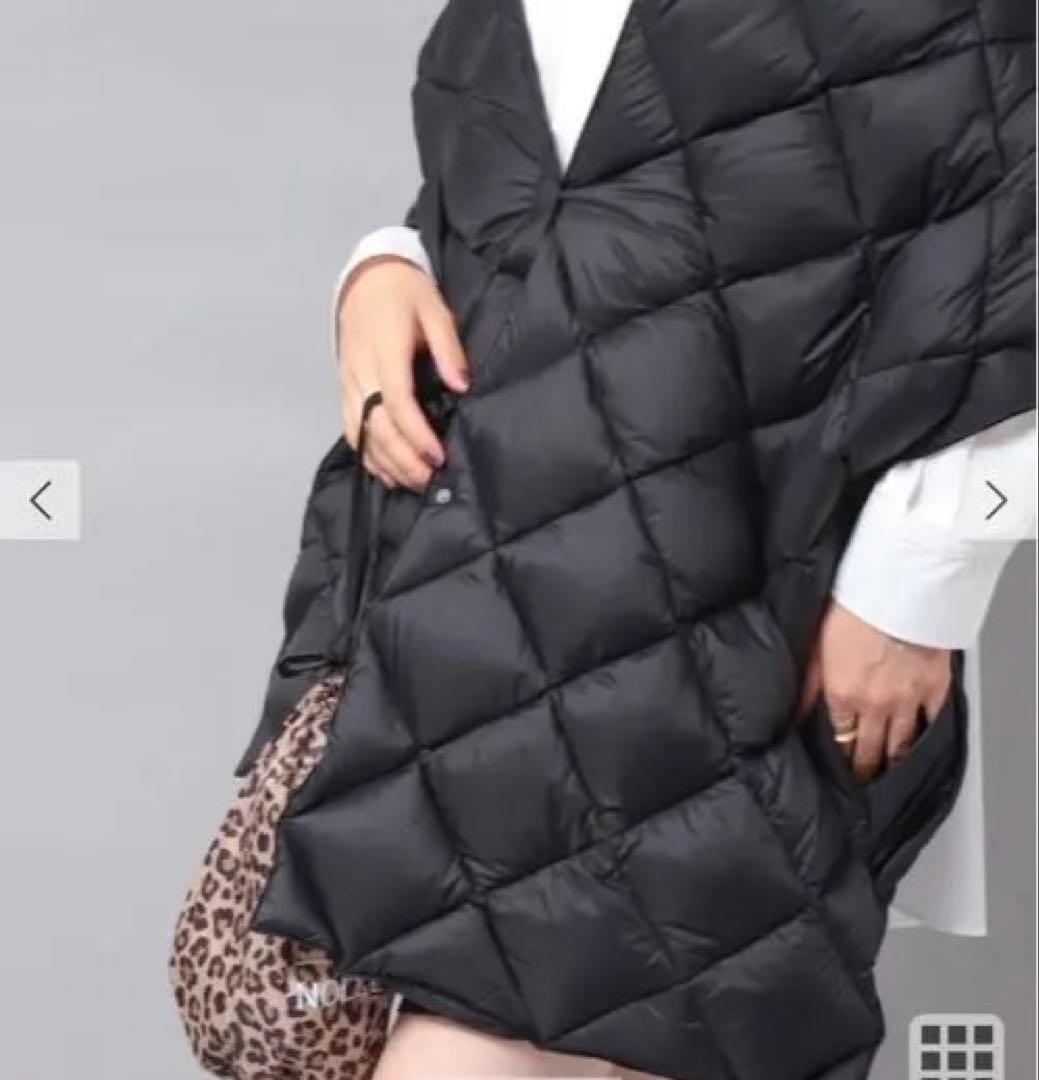 週末セール　新品未使用　NOLLEY'S TAION/ダウンストール　ブラック