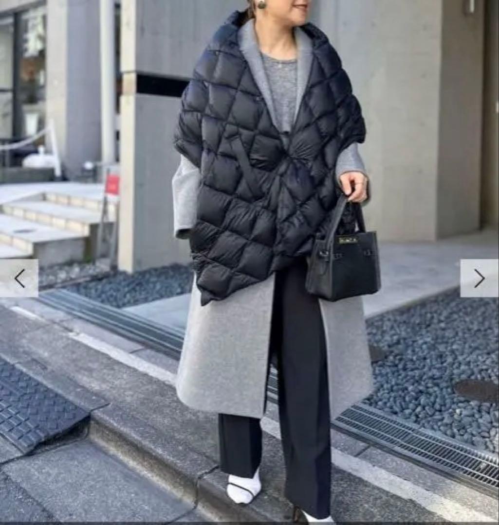 週末セール　新品未使用　NOLLEY'S TAION/ダウンストール　ブラック