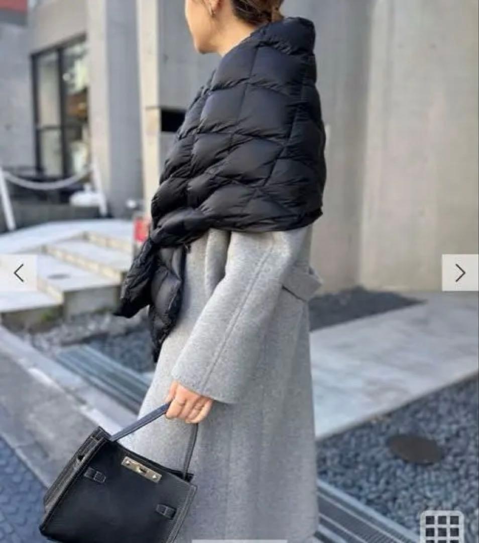 週末セール　新品未使用　NOLLEY'S TAION/ダウンストール　ブラック