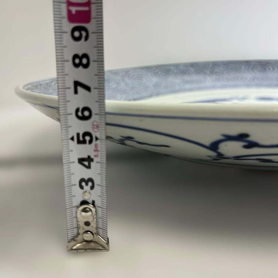 専用　古伊万里　蛸唐草大皿　幅約45cm 東K 8-0202④ タサユサ