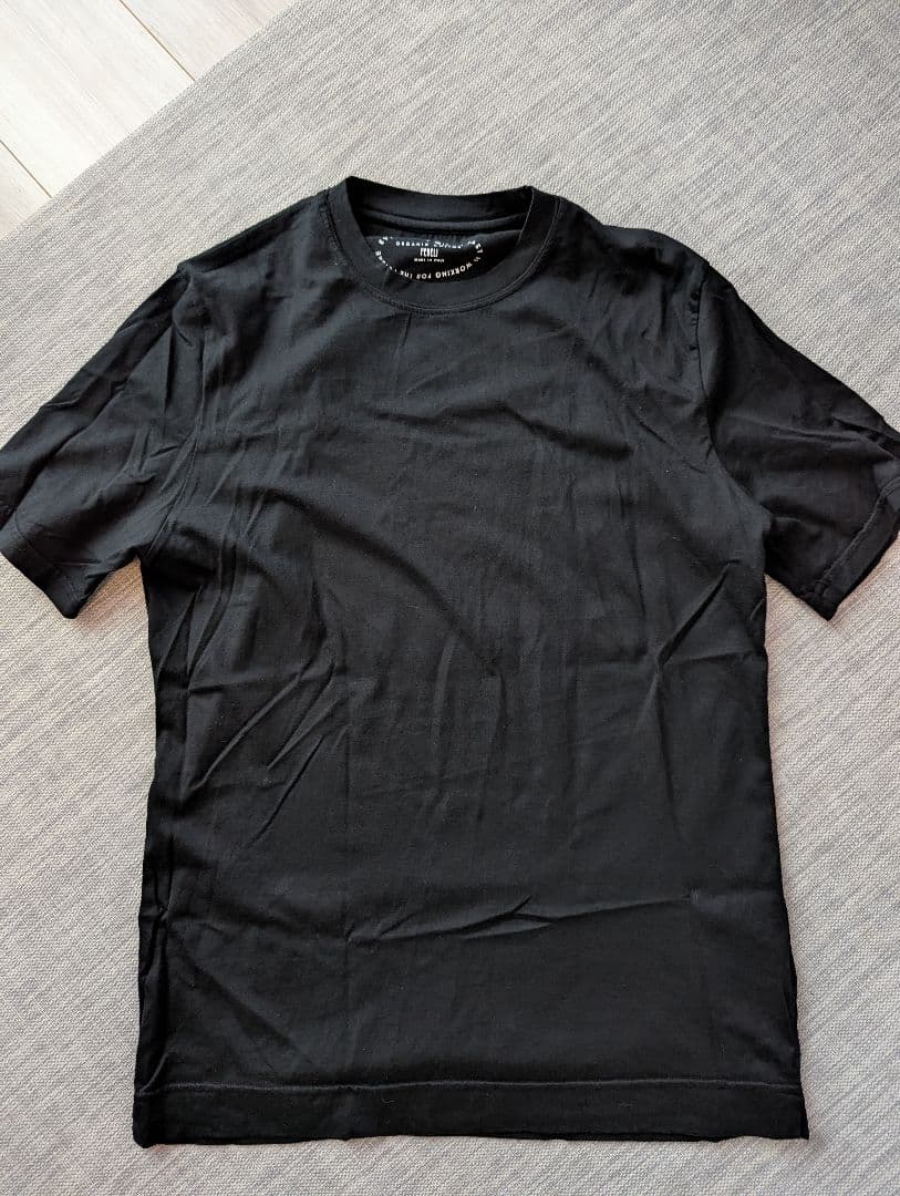 【美品】Fedeli オーガニックコットン Tシャツ 黒