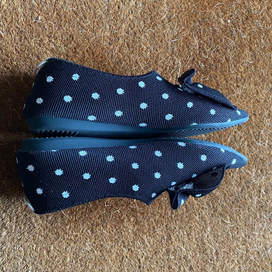 靴 Offen pointed-BUTTFEE / BLACK & IVORY