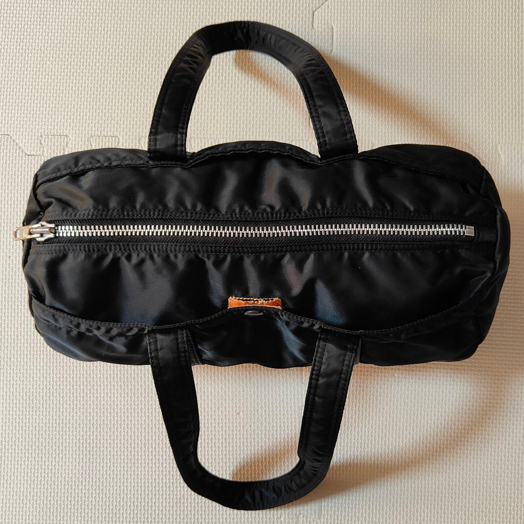 PORTER タンカー ドラムバッグ ミニボストン　ナイロン　黒　ブラック