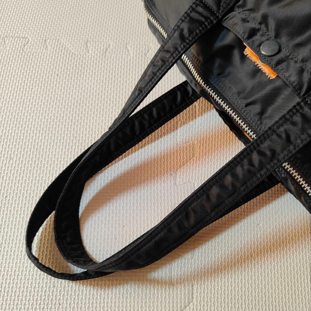PORTER タンカー ドラムバッグ ミニボストン　ナイロン　黒　ブラック