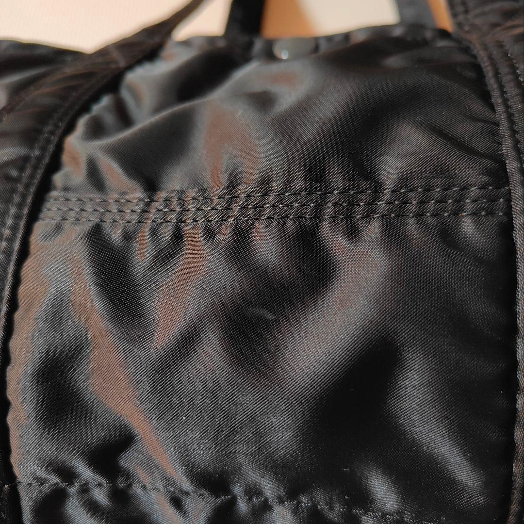 PORTER タンカー ドラムバッグ ミニボストン　ナイロン　黒　ブラック