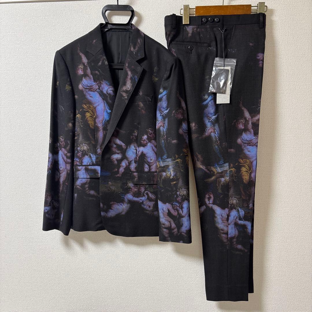 ラッドミュージシャン セットアップ スーツ テーラード 総柄　天使