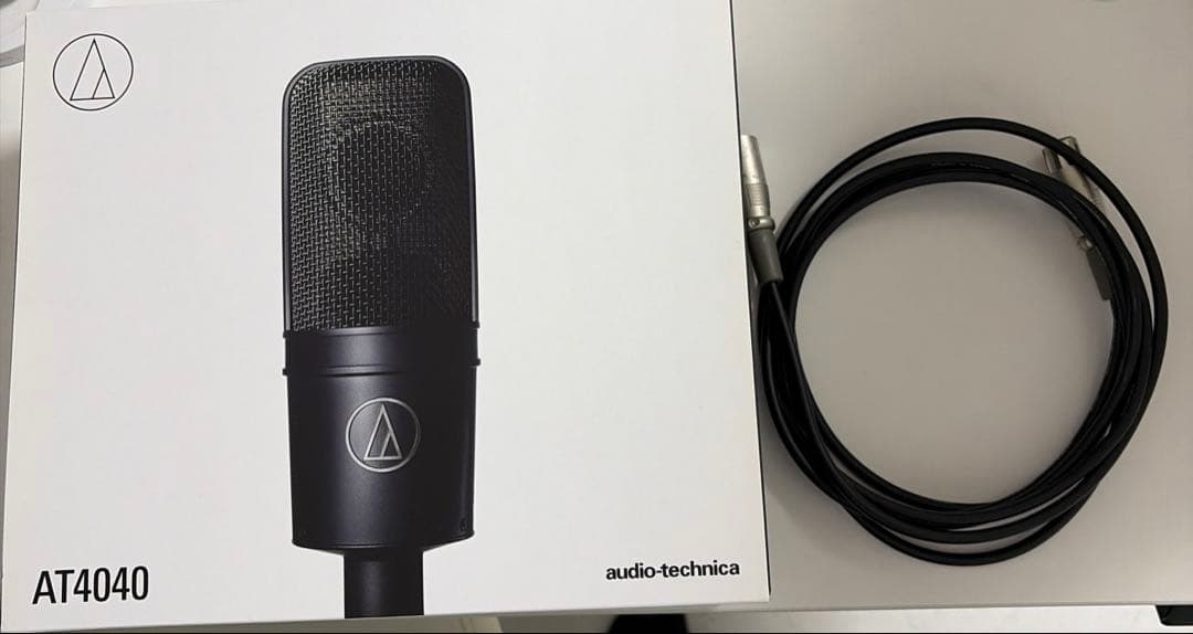 【ケーブル付き】audio-technica AT4040 コンデンサーマイク