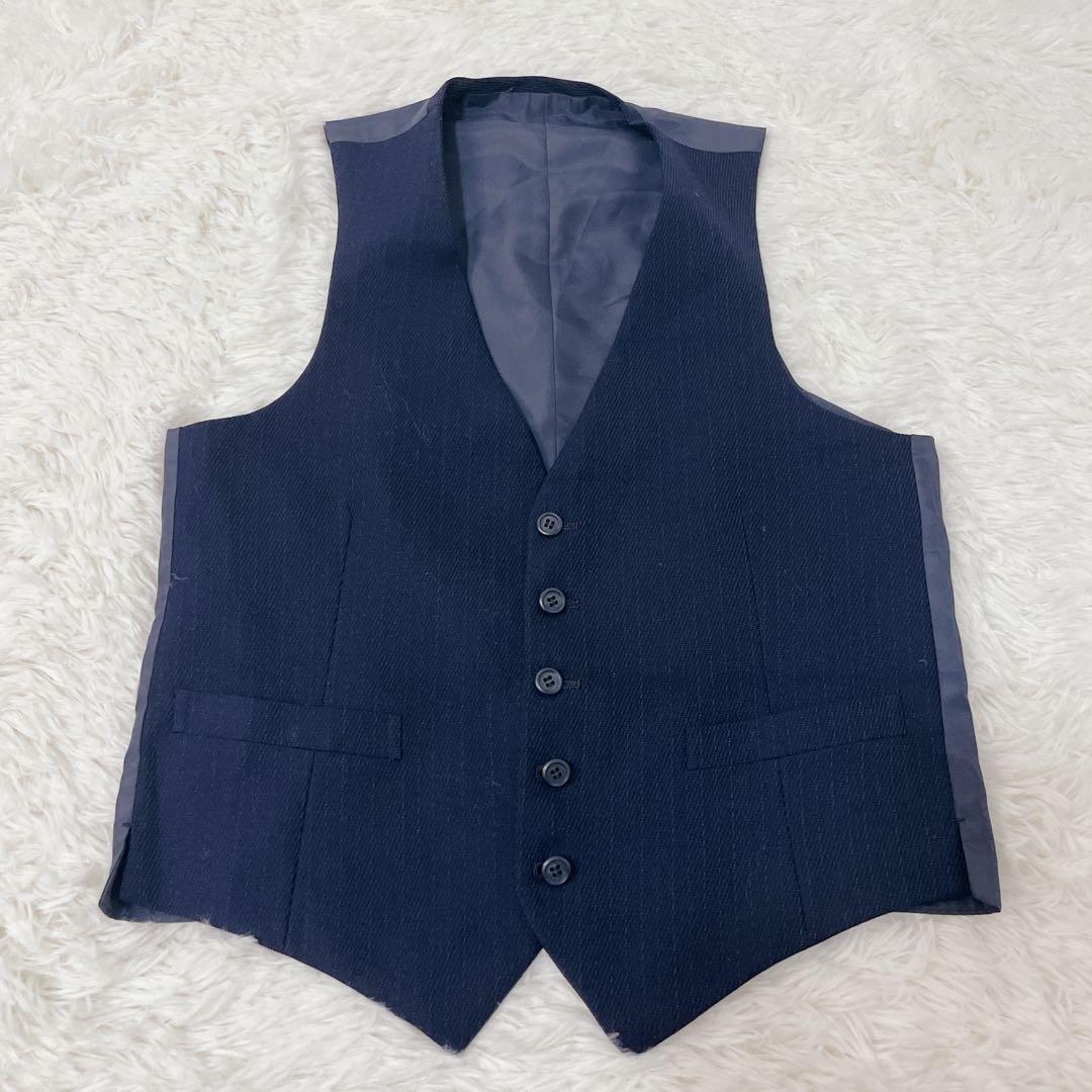 ORIHICA Luxe スリーピース スーツ ネイビー Super150’s