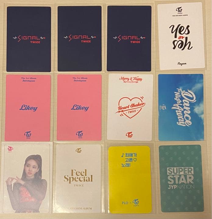 ナヨン サノク トレカ コンプ flo broadcast