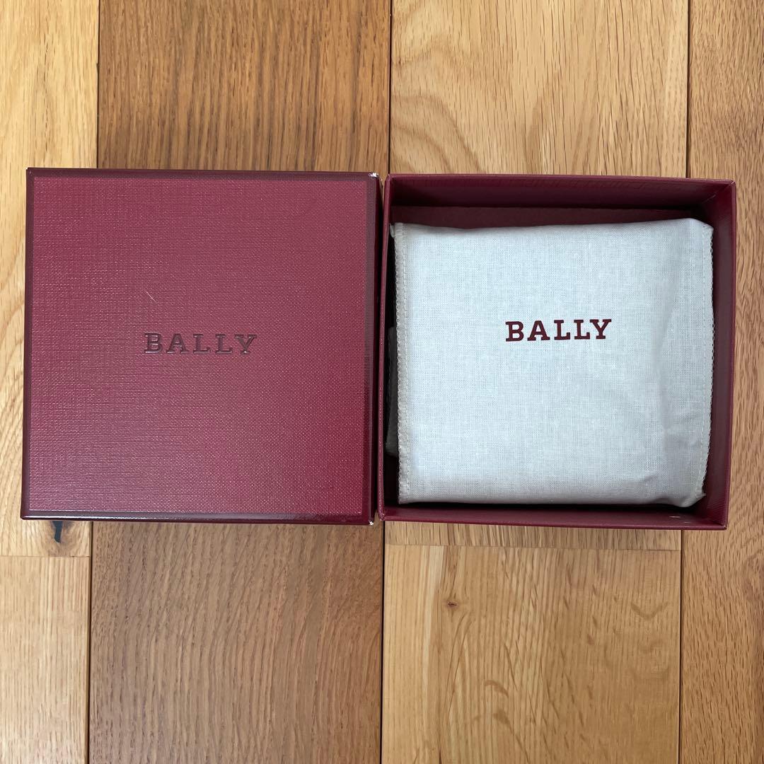 【新品】 BALLY バリー 二つ折り財布 ブラック レザー｜箱付き
