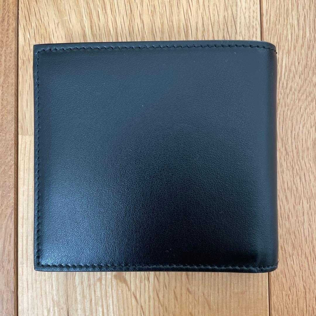 【新品】 BALLY バリー 二つ折り財布 ブラック レザー｜箱付き