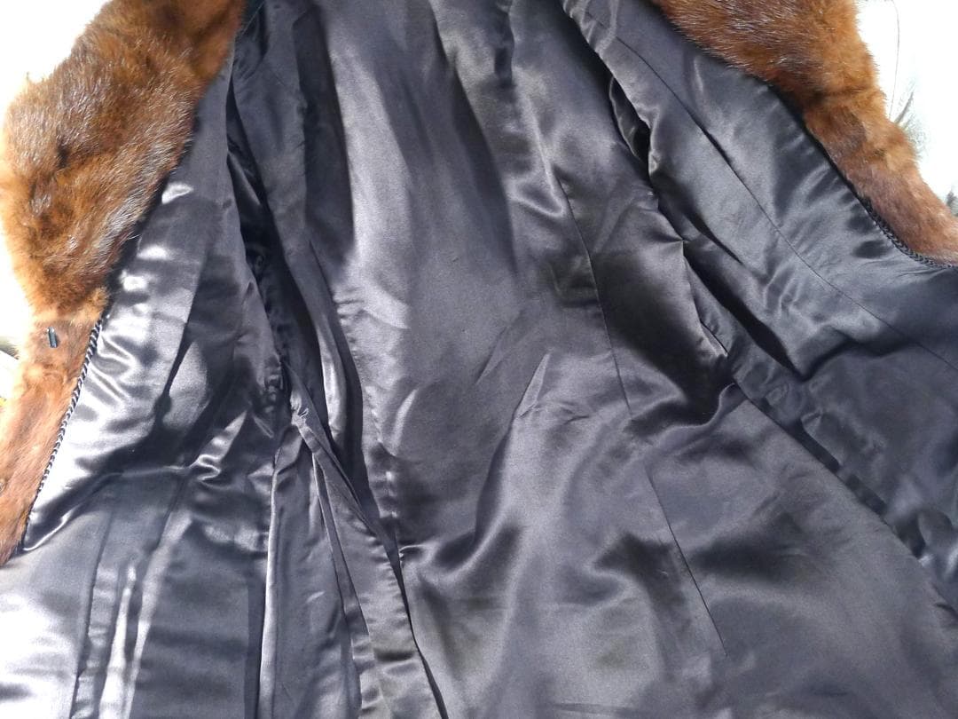 ◇【高級MINK】ブラウンカラー毛艶＆なめし最高ロングコート◇