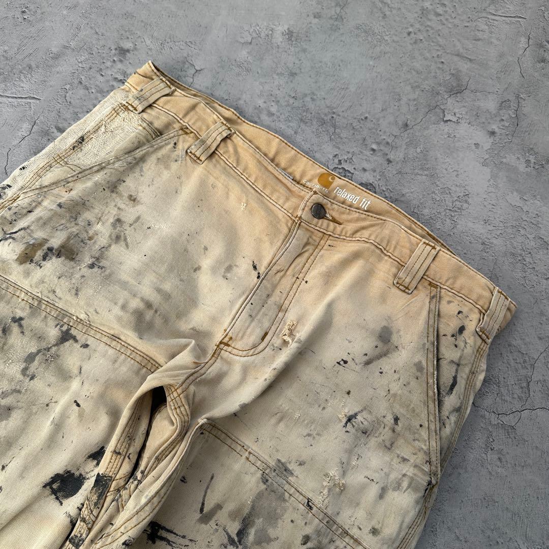 鬼フェード【Carhartt】カーハート（36×30）ダブルニーワークパンツ