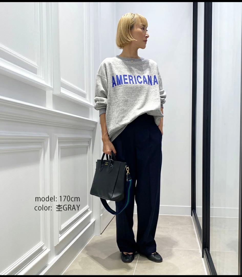 m*g様 AMERICANA×MMN アメリカーナ 別注アイテム 裏毛ロゴスウェ