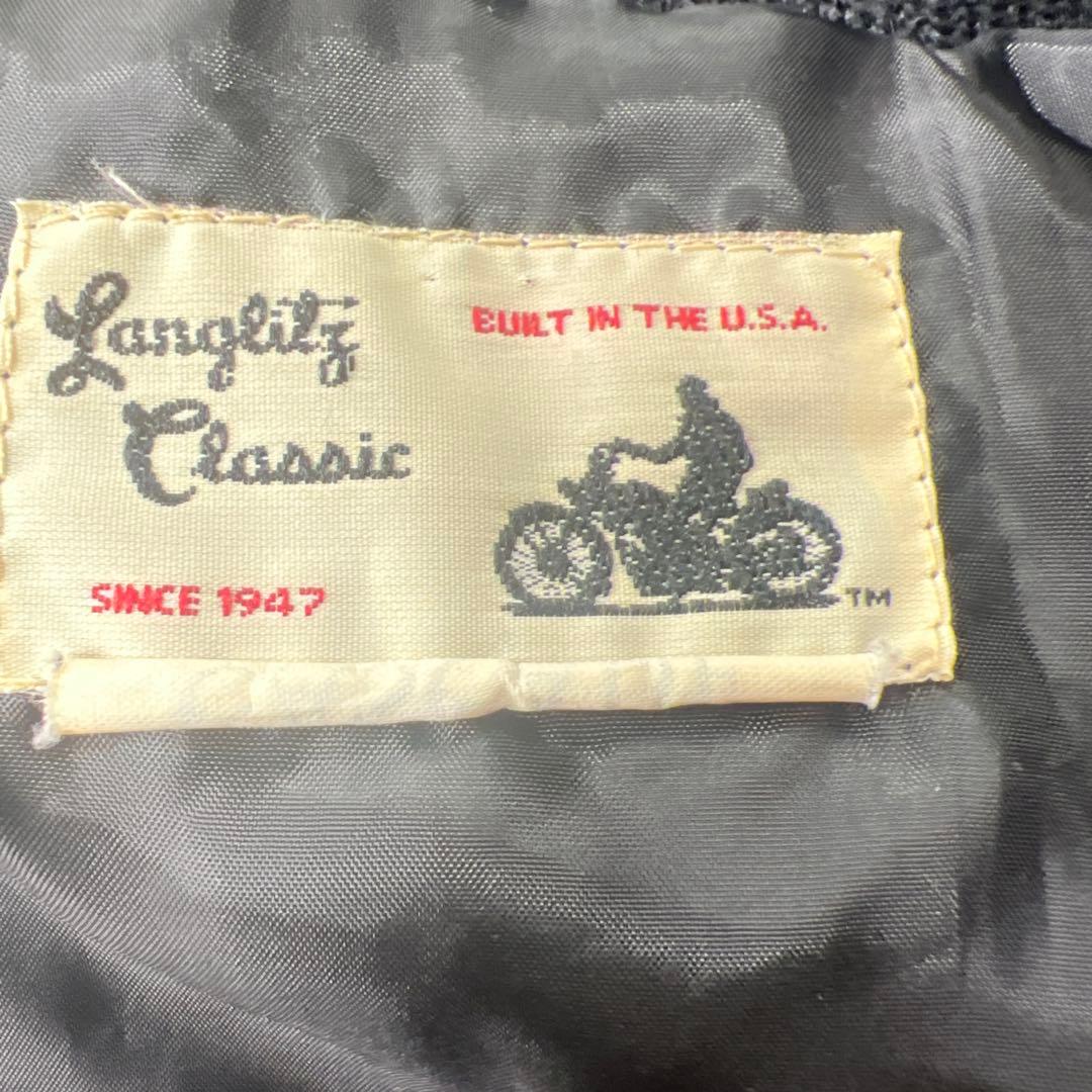 カ*着様 LANGLITZ LEATHER スタジャン Speedway Tog