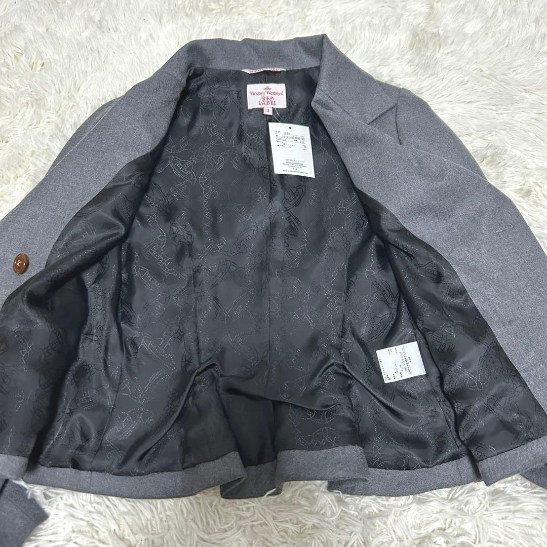 新品未使用タグ付　vivienne west wood ラブジャケット 3 灰色
