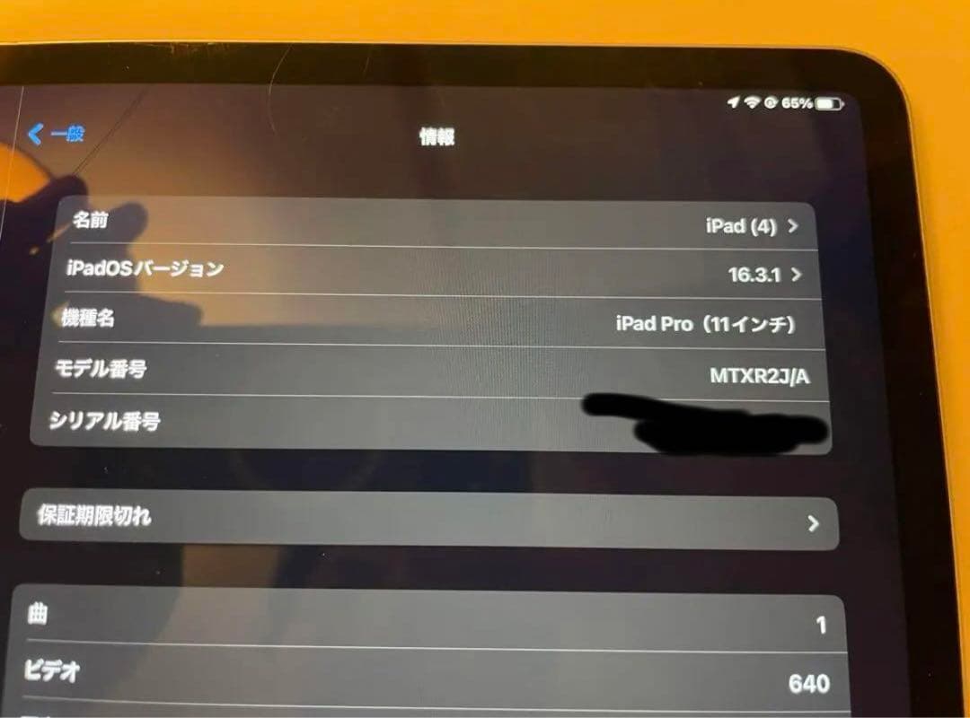 iPad Pro 11 インチ第1世代 256GB 訳ありの為お値下げ相談承り中