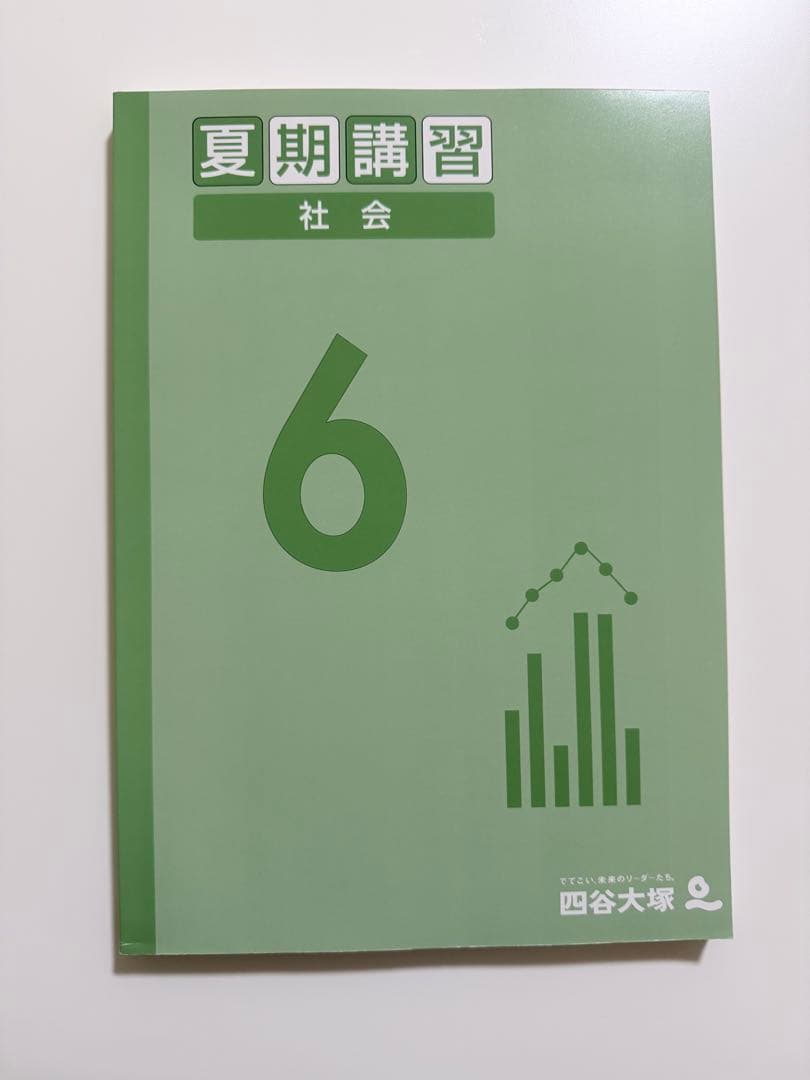 予習シリーズ　2025年夏期講習 6年 算数 国語 社会 理科テキスト　解答付き