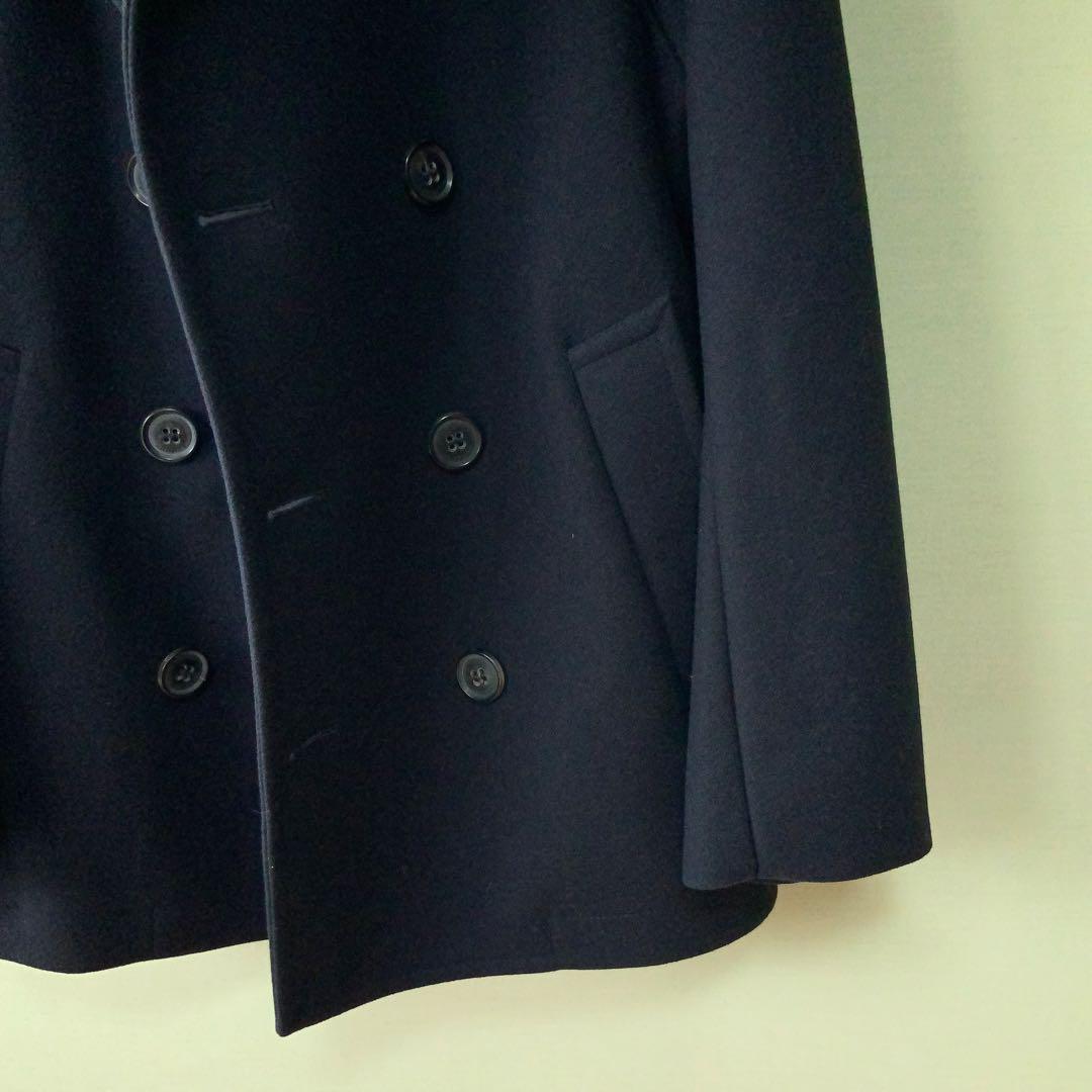 Mackintosh マッキントッシュ ウール Pコート 38 ネイビー 英国製