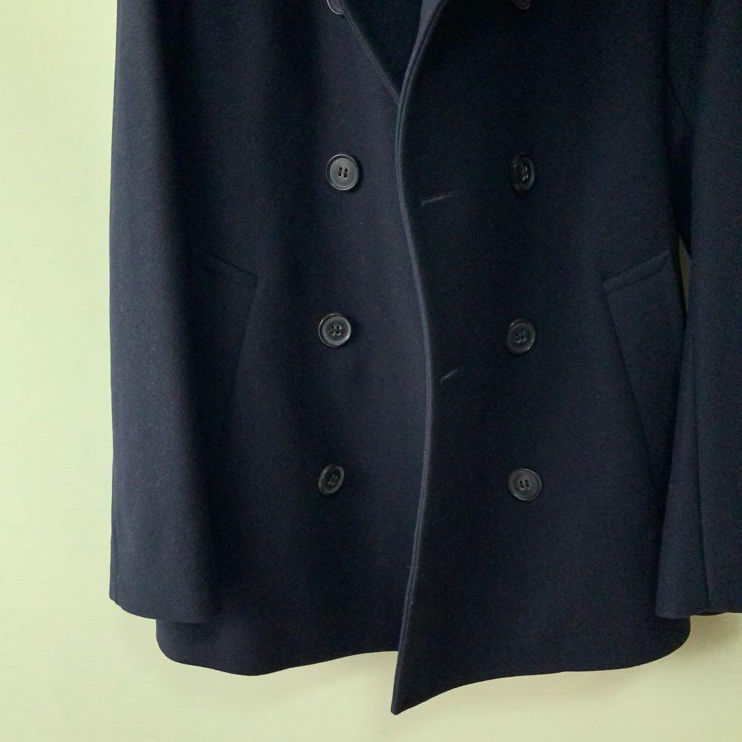 Mackintosh マッキントッシュ ウール Pコート 38 ネイビー 英国製