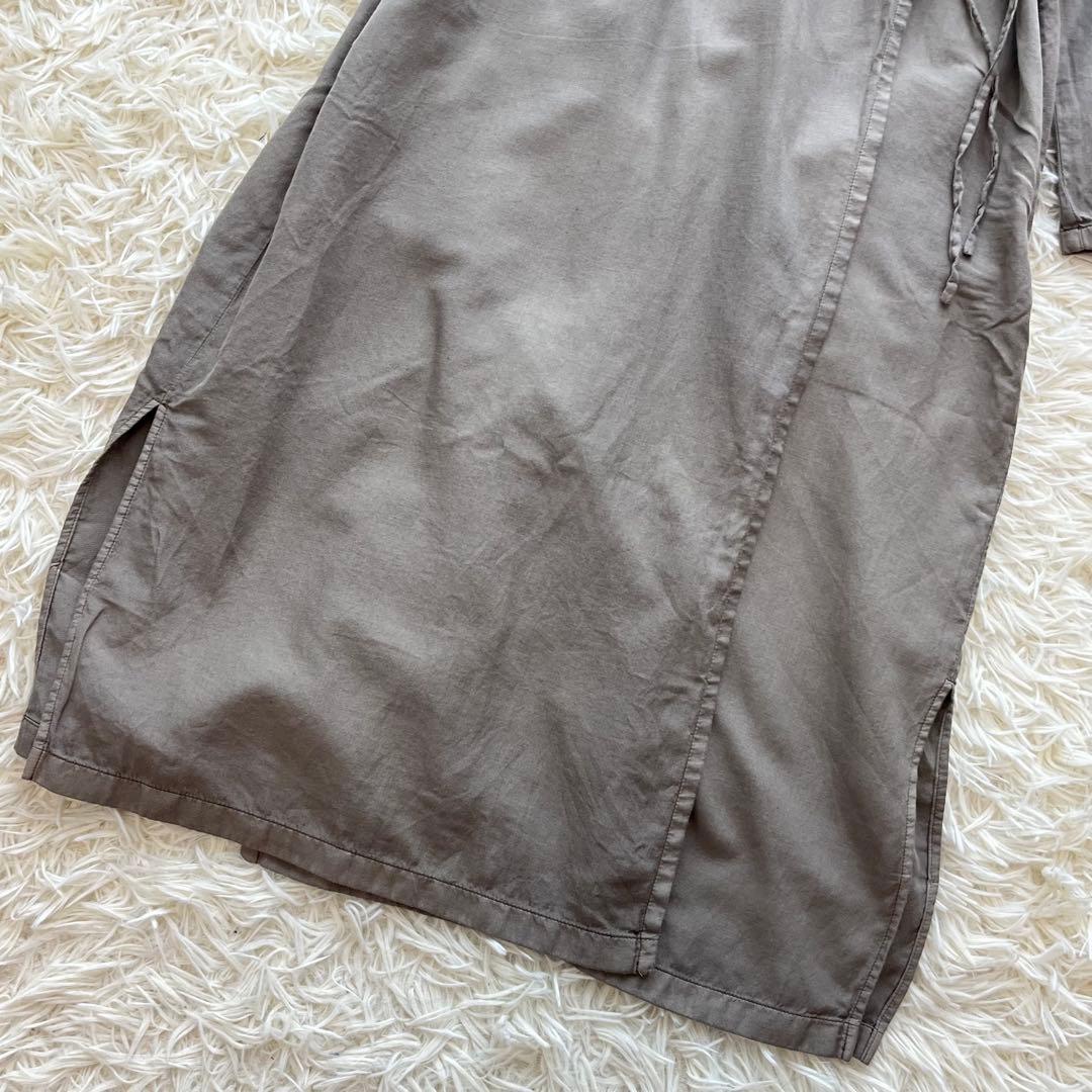 【タグ付き✨️】evam eva カシュクールワンピース コットン シルク