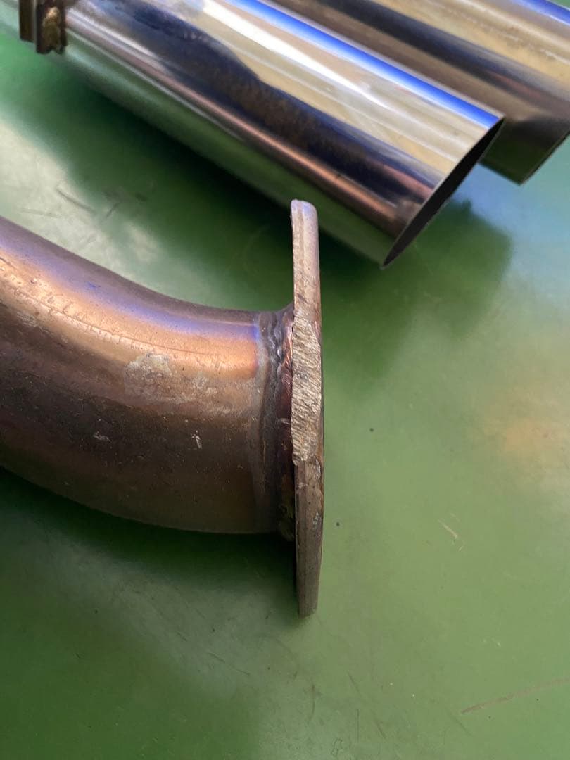 jzx90ターボ用 ラインハルト 76.3デュアル インナーサイレンサー付き